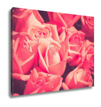 Load image into Gallery viewer, Gallery Wrapped Canvas, Flowers Rose With Filter Effect Retro Vintage Style
