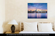Load image into Gallery viewer, Gallery Wrapped Canvas, Savannah Georgia Riverfont Skyline