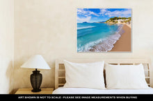 Load image into Gallery viewer, Gallery Wrapped Canvas, Moraira Playa El Portet Beach Turquoise Water In Alicante