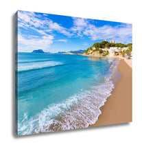 Load image into Gallery viewer, Gallery Wrapped Canvas, Moraira Playa El Portet Beach Turquoise Water In Alicante