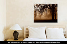 Load image into Gallery viewer, Gallery Wrapped Canvas, Trees In Foggy Forest
