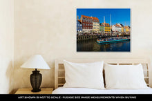 Load image into Gallery viewer, Gallery Wrapped Canvas, Nyhavn Canal In Copenhagen