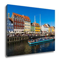 Load image into Gallery viewer, Gallery Wrapped Canvas, Nyhavn Canal In Copenhagen