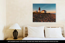 Load image into Gallery viewer, Gallery Wrapped Canvas, Lighthouse On The Atlantic Coast At Sunset Point Judith Lighthouse Rhode Island