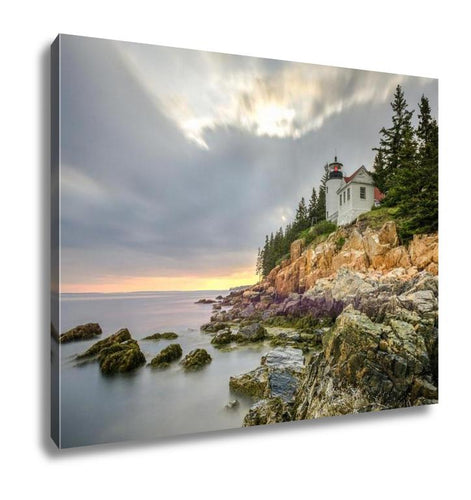 Gallery Wrapped Canvas, Bass Harbor Head Light Acadia National Park Maine