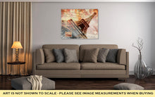 Load image into Gallery viewer, Gallery Wrapped Canvas, Eiffel Tower Paris Abstract Art