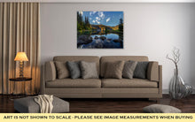 Load image into Gallery viewer, Gallery Wrapped Canvas, Clear Lake Pine Trees And Mountains