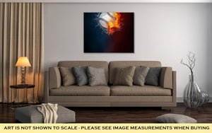 Gallery Wrapped Canvas, Baseball Sports Tournament Modern Poster Template
