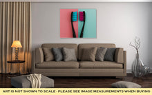 Load image into Gallery viewer, Gallery Wrapped Canvas, Crazy Colored Toothbrushes