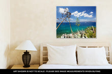 Load image into Gallery viewer, Gallery Wrapped Canvas, View From Hydra Island Castello Hydra And Kamini Beach Blue Sky