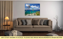 Load image into Gallery viewer, Gallery Wrapped Canvas, View From Hydra Island Castello Hydra And Kamini Beach Blue Sky
