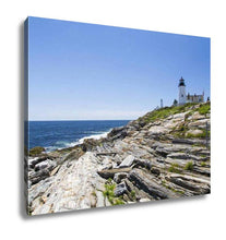 Load image into Gallery viewer, Gallery Wrapped Canvas, The Pemaquid Point Lighthouse
