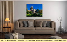 Load image into Gallery viewer, Gallery Wrapped Canvas, Texas State Capital Building Austin Tx Blue Sky Day At The Government Tower In
