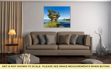 Load image into Gallery viewer, Gallery Wrapped Canvas, Turnip Rock On Lake Huron In Port Austin Michigan An Underwater View Shows