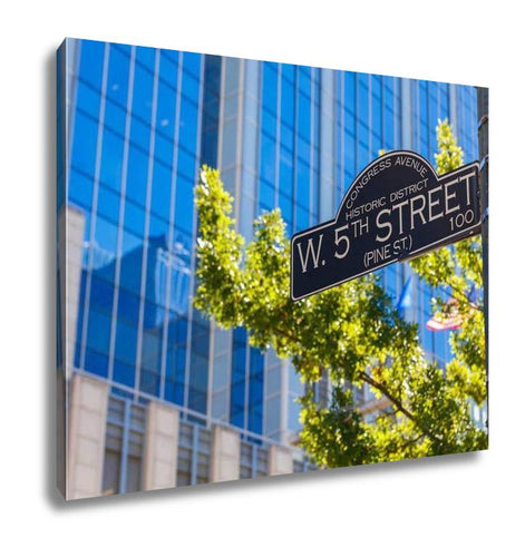 Gallery Wrapped Canvas, Austin Street Signs