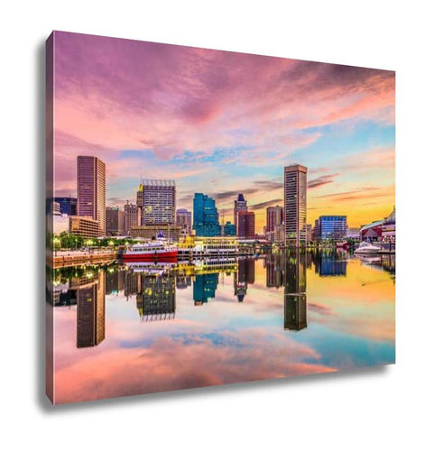 Gallery Wrapped Canvas, Baltimore Maryland Skyline