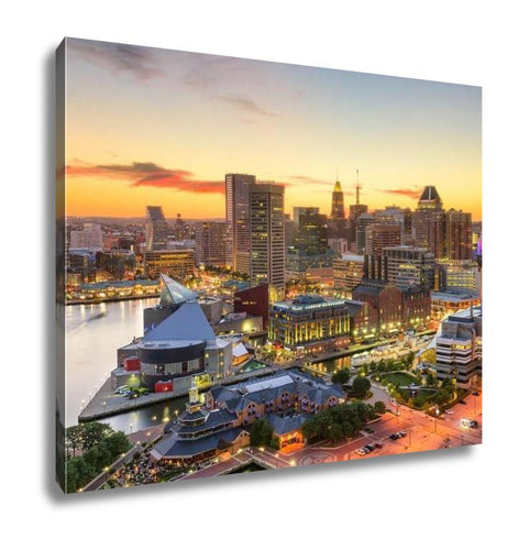 Gallery Wrapped Canvas, Baltimore Maryland Skyline