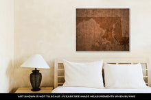 Load image into Gallery viewer, Gallery Wrapped Canvas, Maryland State Map On A Old Vintage Crack Paper