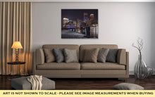 Load image into Gallery viewer, Gallery Wrapped Canvas, Boston Harbor And Financial District At Sunset In Boston Massachusetts