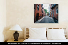 Load image into Gallery viewer, Gallery Wrapped Canvas, Narrow Street In The North End Of Boston Massachusetts