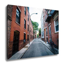 Load image into Gallery viewer, Gallery Wrapped Canvas, Narrow Street In The North End Of Boston Massachusetts