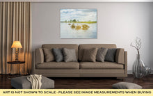 Load image into Gallery viewer, Gallery Wrapped Canvas, The Domestic Buffalo Hides In River Thailand