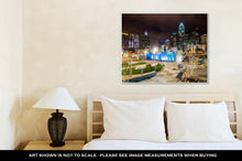 Load image into Gallery viewer, Gallery Wrapped Canvas, December 27 2014 Charlotte Nc USA Charlotte Skyline Near R