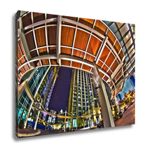 Load image into Gallery viewer, Gallery Wrapped Canvas, December 27 2014 Charlotte Nc USA Charlotte Skyline Near R