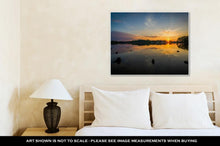 Load image into Gallery viewer, Gallery Wrapped Canvas, Sunset Over Lake Norman From Parham Park In Davidson North Car