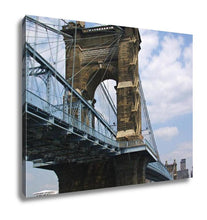 Load image into Gallery viewer, Gallery Wrapped Canvas, John A Roebling Bridge