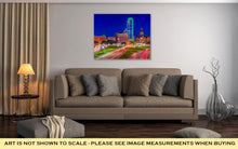 Load image into Gallery viewer, Gallery Wrapped Canvas, Little Rock Arkansas USA Downtown Skyline On The Arkansas River