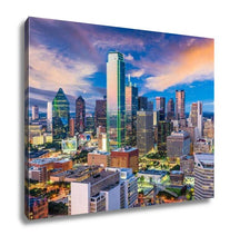 Load image into Gallery viewer, Gallery Wrapped Canvas, Dallas Texas Skyline