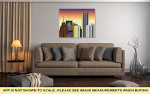 Load image into Gallery viewer, Gallery Wrapped Canvas, Detroit Downtown Illustration