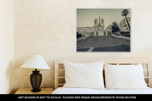 Load image into Gallery viewer, Gallery Wrapped Canvas, Old Photo In Vintage Style With Spanish Steps From Piazza Di Spa