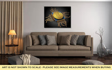 Load image into Gallery viewer, Gallery Wrapped Canvas, Illustration Of Bitcoin Over