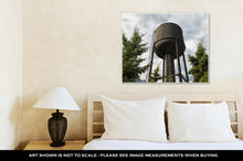 Load image into Gallery viewer, Gallery Wrapped Canvas, Old Railroad Water Tower