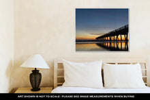 Load image into Gallery viewer, Gallery Wrapped Canvas, Jacksonville Beach Fishing Pier In The Early Morning