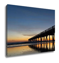Load image into Gallery viewer, Gallery Wrapped Canvas, Jacksonville Beach Fishing Pier In The Early Morning