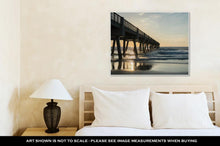 Load image into Gallery viewer, Gallery Wrapped Canvas, Ocean Pier In The Morning At Jacksonville Beach Fl