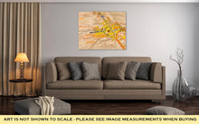 Load image into Gallery viewer, Gallery Wrapped Canvas, Wichita Kansas City Area On A Map