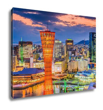 Load image into Gallery viewer, Gallery Wrapped Canvas, Kobe Japan Cityscape