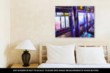 Load image into Gallery viewer, Gallery Wrapped Canvas, Slot Machines And Gambling Addiction In Las Vegas