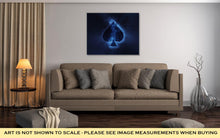 Load image into Gallery viewer, Gallery Wrapped Canvas, Playing Card Spade Symbol Abstract Night Sky