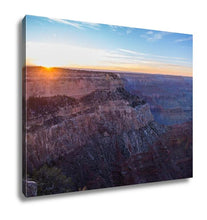 Load image into Gallery viewer, Gallery Wrapped Canvas, Sunset At South Rim Grand Canyon With Colorado River Grand Canyon National Park
