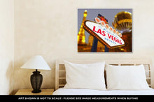 Load image into Gallery viewer, Gallery Wrapped Canvas, Welcome To Las Vegas Sign