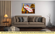 Load image into Gallery viewer, Gallery Wrapped Canvas, Welcome To Las Vegas Sign
