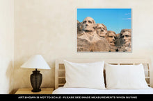 Load image into Gallery viewer, Gallery Wrapped Canvas, Classic View Of Mount Rushmore In South Dakota