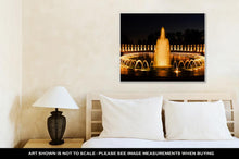 Load image into Gallery viewer, Gallery Wrapped Canvas, Washington Dc National Wwii Memorial At Night