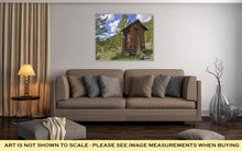 Load image into Gallery viewer, Gallery Wrapped Canvas, Vintage Log Cabin In Old Abandoned Mining Town