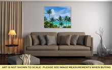 Load image into Gallery viewer, Gallery Wrapped Canvas, Palm Tree On The Miami Beach Florida USA